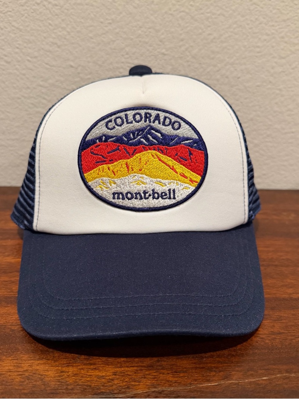 Montbell Trucker Hat Mesh Adjustable Casual Colorado Embroidered Patch M/L